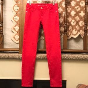 Red Skinny Jeans - size 5